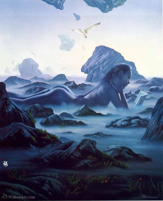 Wikioo.org - The Encyclopedia of Fine Arts - Painting, Artwork by Jim Warren - Within the pages