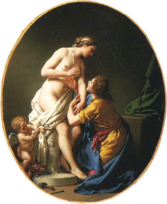 Wikioo.org – L'Enciclopedia delle Belle Arti - Pittura, Opere di Louis Jean François Lagrenée - Jean Francois Pygmalion (1781)