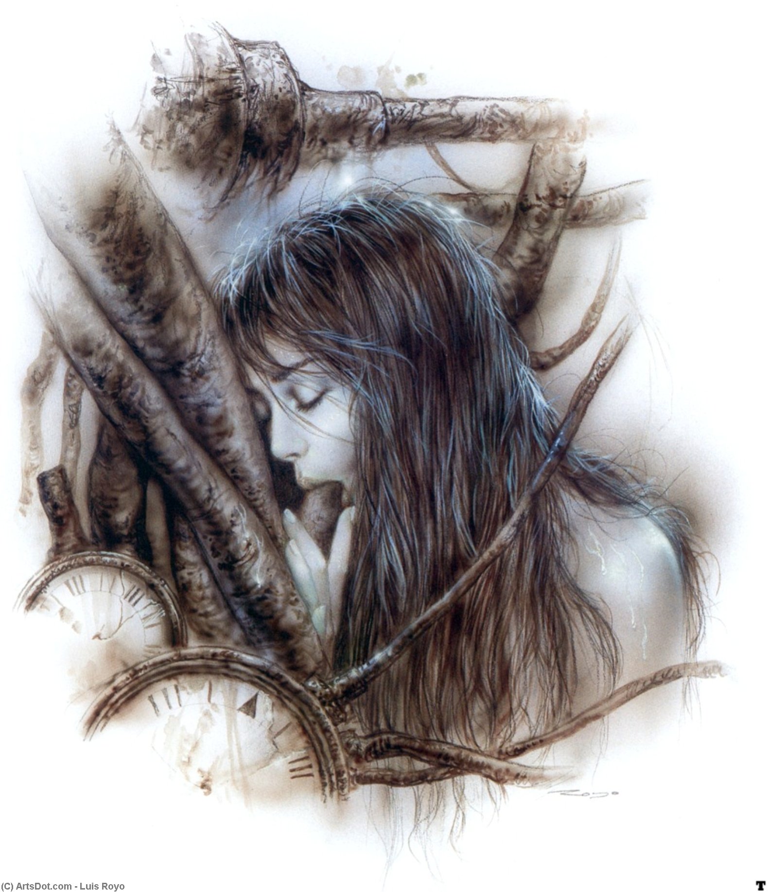Wikioo.org - The Encyclopedia of Fine Arts - Painting, Artwork by Luis Royo - Pressure zone