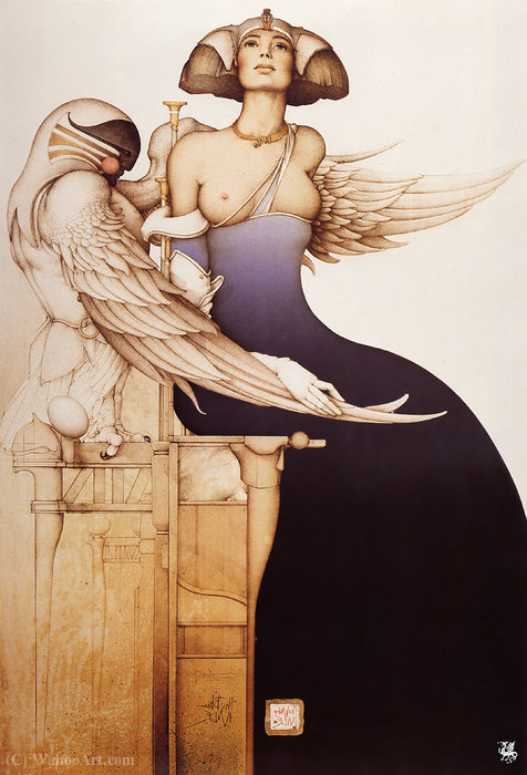 Wikioo.org - The Encyclopedia of Fine Arts - Painting, Artwork by Michael Parkes - Aditi