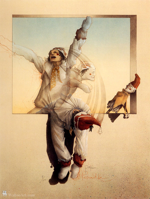 Wikioo.org - The Encyclopedia of Fine Arts - Painting, Artwork by Michael Parkes - Petrouchka