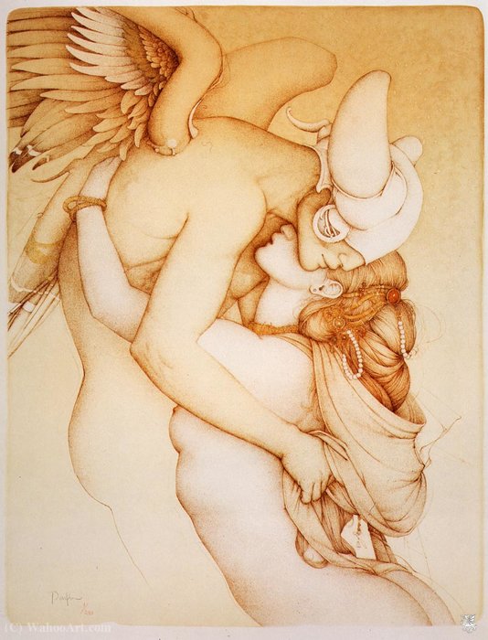Wikioo.org - The Encyclopedia of Fine Arts - Painting, Artwork by Michael Parkes - Savitri