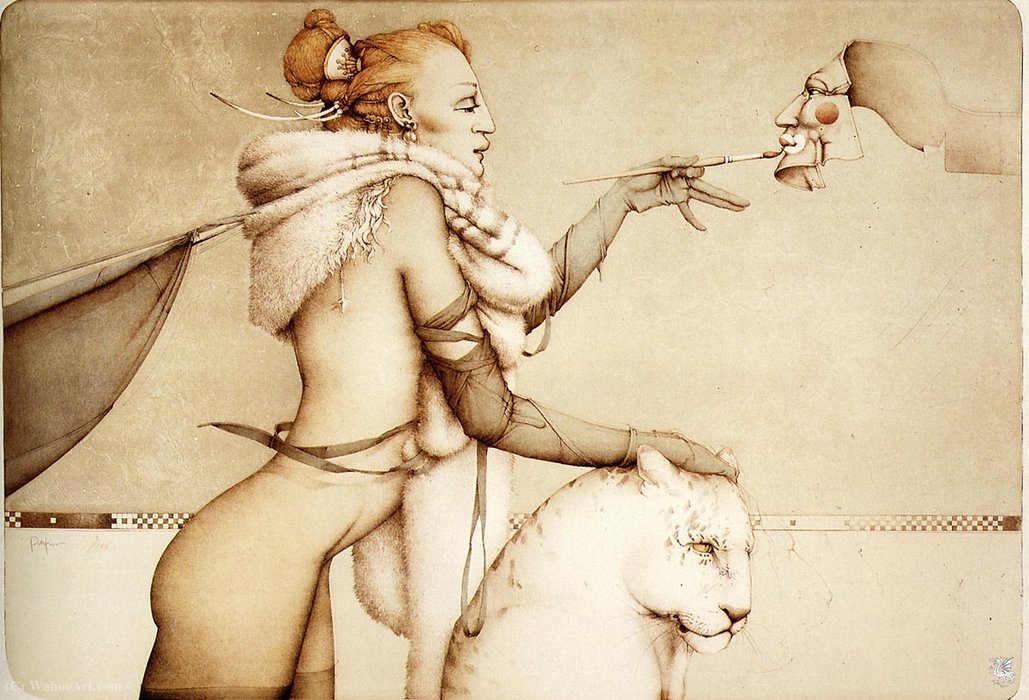 Wikioo.org - The Encyclopedia of Fine Arts - Painting, Artwork by Michael Parkes - The Creation
