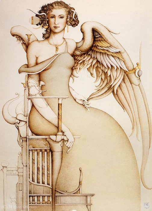 Wikioo.org - The Encyclopedia of Fine Arts - Painting, Artwork by Michael Parkes - The Promise