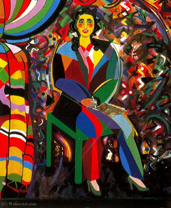 Wikioo.org - The Encyclopedia of Fine Arts - Painting, Artwork by Miriam Schapiro - Untitled (246)