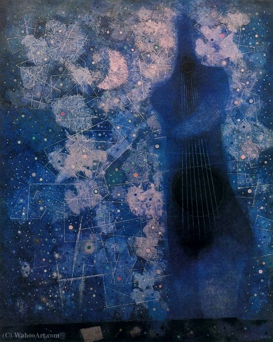 Wikioo.org - The Encyclopedia of Fine Arts - Painting, Artwork by Mordecai Ardon - Untitled (439)