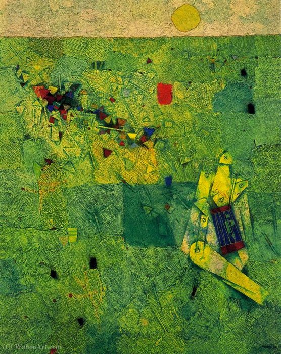 Wikioo.org - The Encyclopedia of Fine Arts - Painting, Artwork by Mordecai Ardon - Untitled (618)