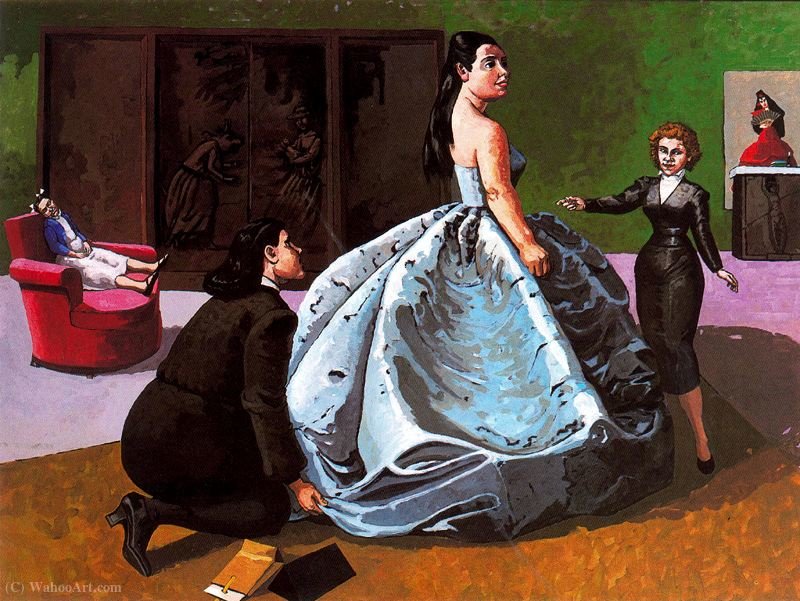 Wikioo.org – La Enciclopedia de las Bellas Artes - Pintura, Obras de arte de Paula Rego - Sin Título (245)