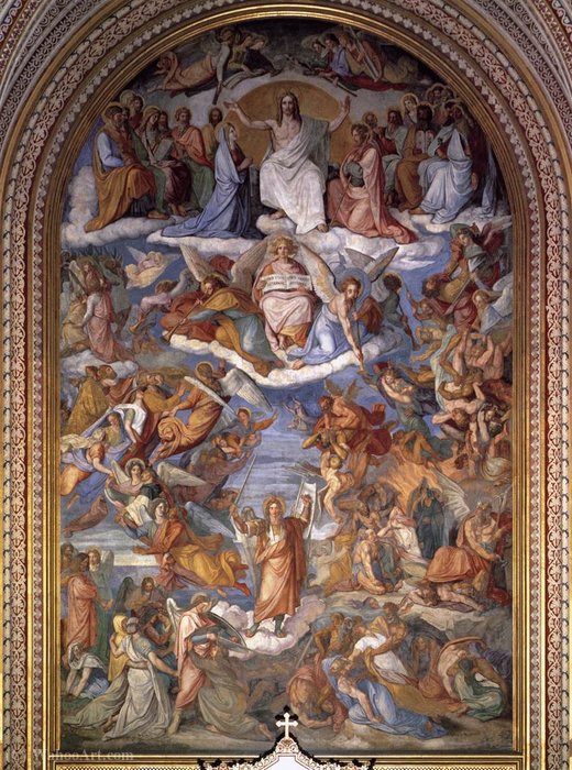 Wikioo.org - The Encyclopedia of Fine Arts - Painting, Artwork by Peter Von Cornelius - The last judgment
