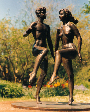 Wikioo.org - The Encyclopedia of Fine Arts - Painting, Artwork by Robin Buick - Dancing couple