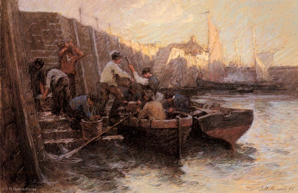 WikiOO.org - Güzel Sanatlar Ansiklopedisi - Resim, Resimler Terrick John Williams - Lobster fisherman