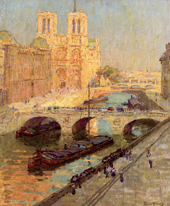 Wikioo.org - The Encyclopedia of Fine Arts - Painting, Artwork by Terrick John Williams - Notre dame paris