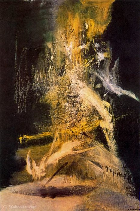 Wikioo.org - The Encyclopedia of Fine Arts - Painting, Artwork by Zao Wou-Ki - Untitled (328)