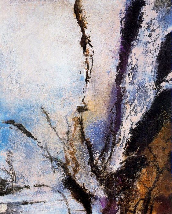 Wikioo.org - The Encyclopedia of Fine Arts - Painting, Artwork by Zao Wou-Ki - Untitled (921)