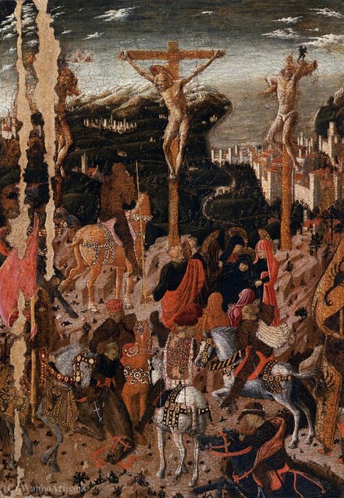 Wikioo.org – La Enciclopedia de las Bellas Artes - Pintura, Obras de arte de Giovanni Di Piermatteo Boccati - Crucifixión
