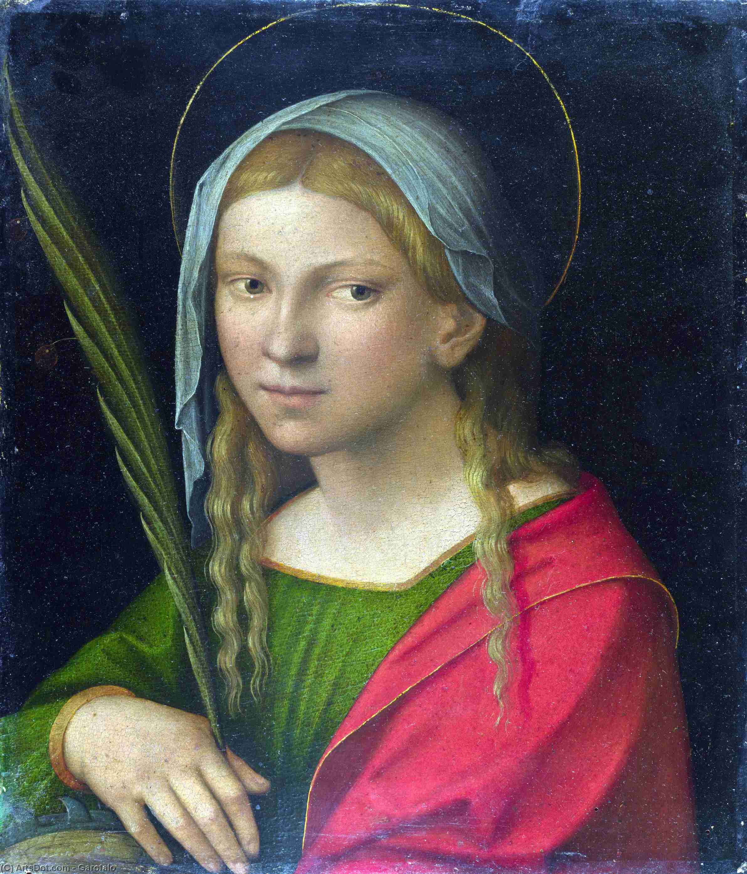 Wikioo.org - สารานุกรมวิจิตรศิลป์ - จิตรกรรม Garofalo - Saint Catherine of Alexandria