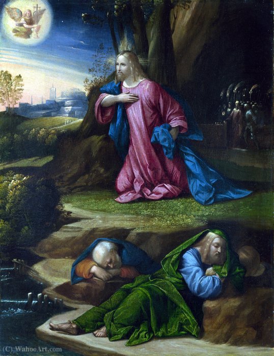 Wikioo.org - The Encyclopedia of Fine Arts - Painting, Artwork by Garofalo - The Agony in the Garden