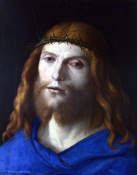 WikiOO.org - 백과 사전 - 회화, 삽화 Giovanni Battista Cima Da Conegliano - Christ Crowned with Thorns