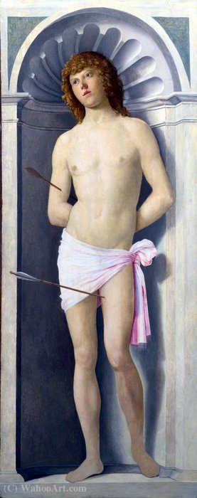 Wikioo.org - The Encyclopedia of Fine Arts - Painting, Artwork by Giovanni Battista Cima Da Conegliano - Saint sebastian