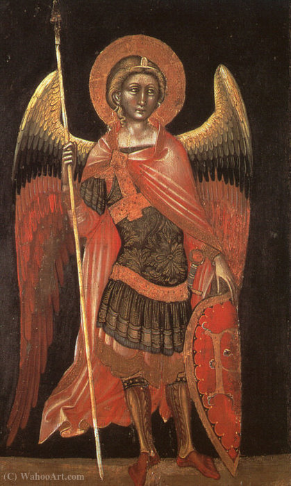 Wikioo.org - The Encyclopedia of Fine Arts - Painting, Artwork by Guariento D'arpo - Angel
