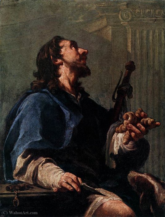 Wikioo.org – L'Enciclopedia delle Belle Arti - Pittura, Opere di Giovanni Battista Pittoni - St Roch