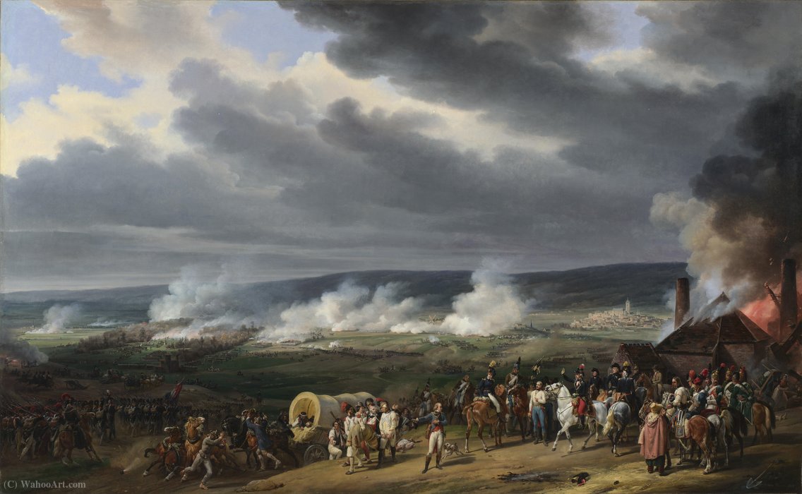 Wikioo.org - The Encyclopedia of Fine Arts - Painting, Artwork by Emile Jean Horace Vernet - The Battle of Jemappes