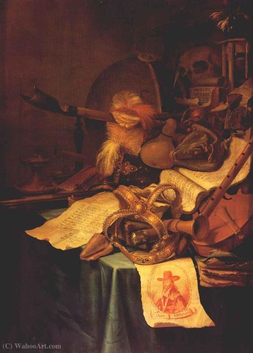 Wikioo.org - Bách khoa toàn thư về mỹ thuật - Vẽ tranh, Tác phẩm nghệ thuật Vincent Laurensz Van Der Vinne - itas with a Royal Crown