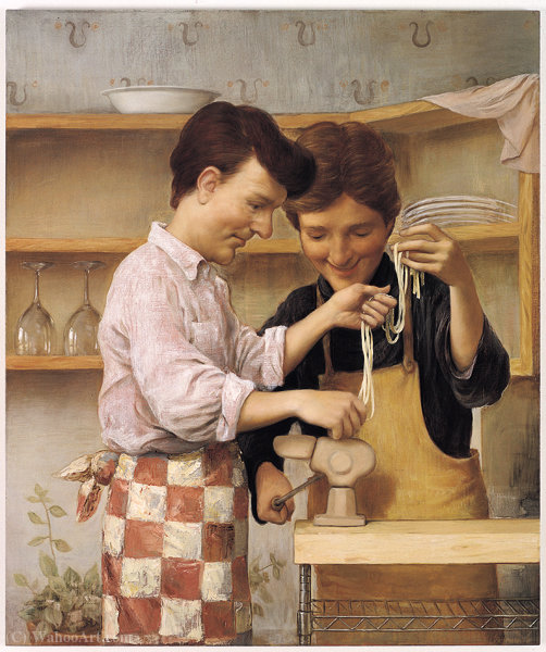 Wikioo.org - The Encyclopedia of Fine Arts - Painting, Artwork by John Currin - Homepasta (1)