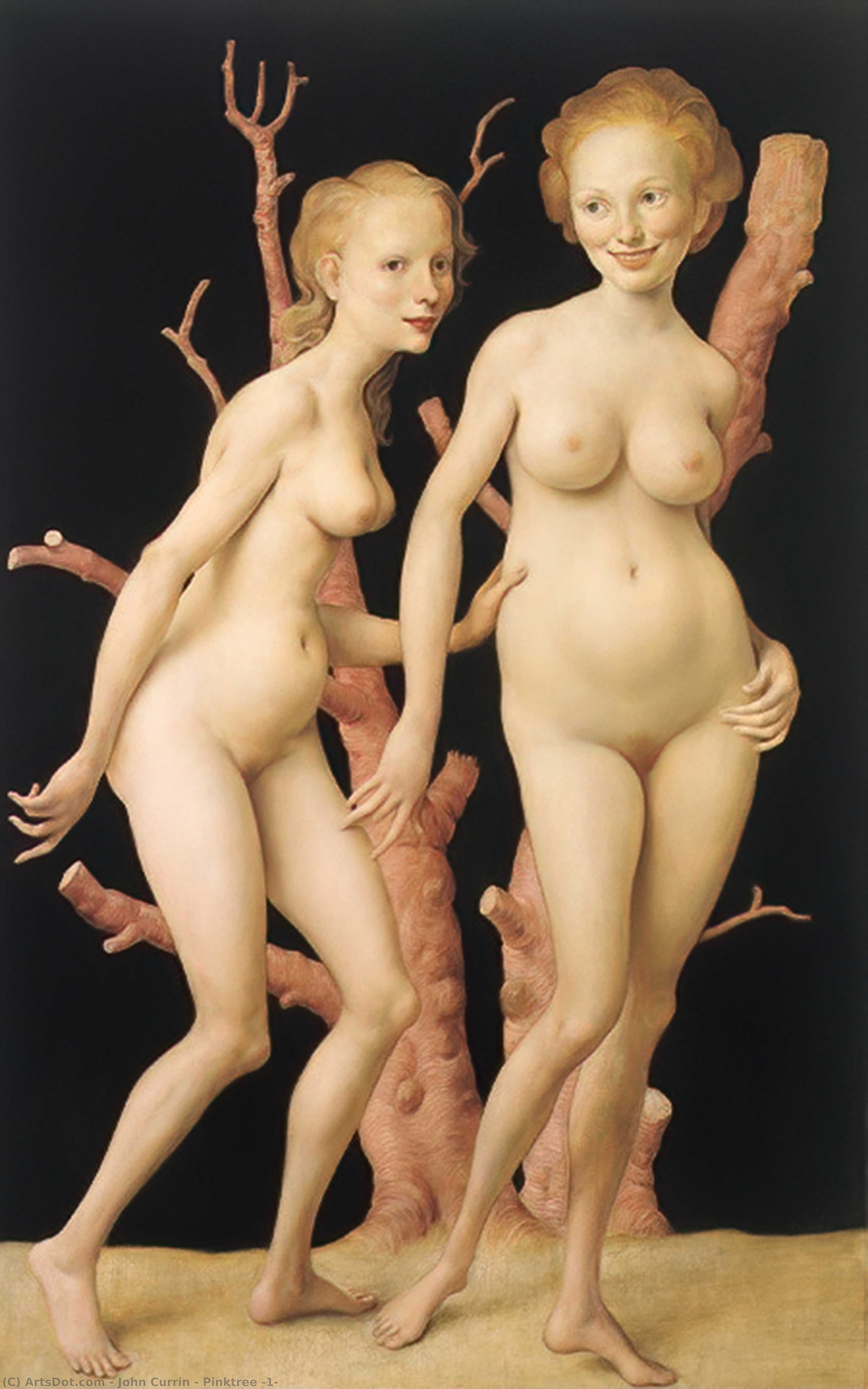 Wikioo.org - The Encyclopedia of Fine Arts - Painting, Artwork by John Currin - Pinktree (1)