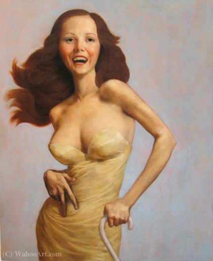 Wikioo.org - The Encyclopedia of Fine Arts - Painting, Artwork by John Currin - The Cripple lg (1997) - (420)