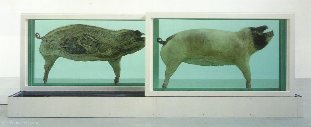 Wikioo.org – La Enciclopedia de las Bellas Artes - Pintura, Obras de arte de Damien Hirst - Piggy