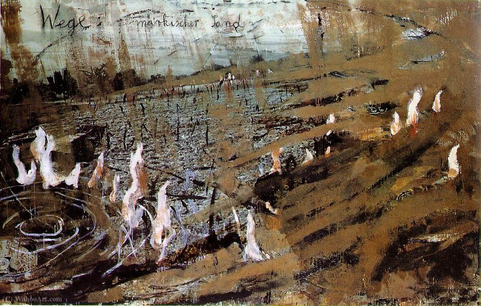 Wikioo.org - The Encyclopedia of Fine Arts - Painting, Artwork by Anselm Kiefer - March sand