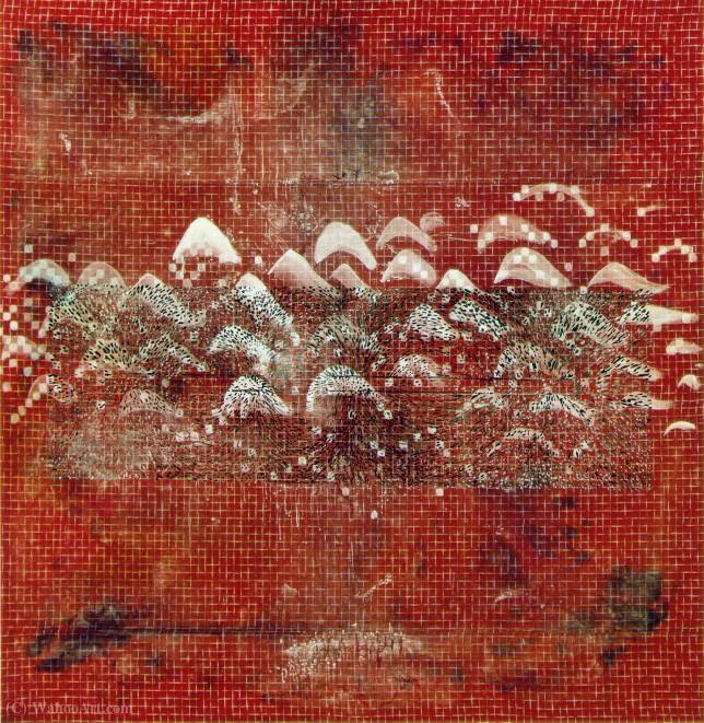 WikiOO.org - Encyclopedia of Fine Arts - Målning, konstverk Sigmar Polke - Magnetic landscape