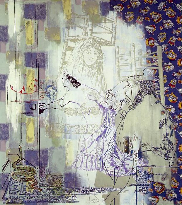 Wikioo.org - The Encyclopedia of Fine Arts - Painting, Artwork by Sigmar Polke - Sit correctly