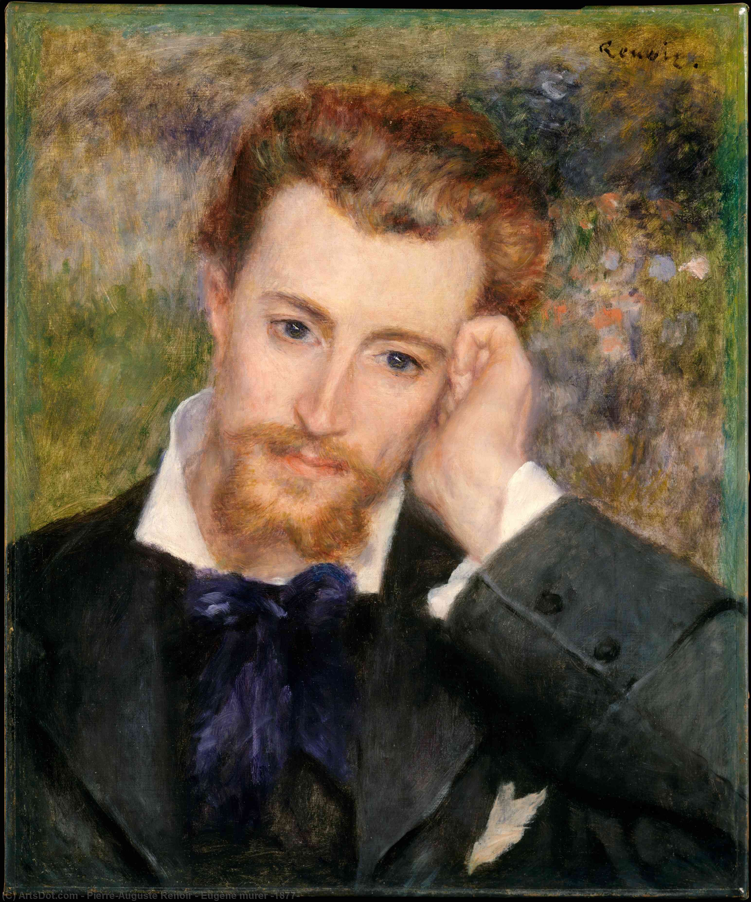 Wikioo.org - The Encyclopedia of Fine Arts - Painting, Artwork by Pierre-Auguste Renoir - Eugène murer (1877)