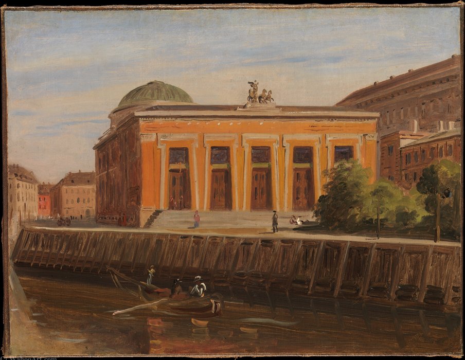 Wikioo.org - The Encyclopedia of Fine Arts - Painting, Artwork by Constantin Hansen - Thorvaldens museum, copenhagen (1858)