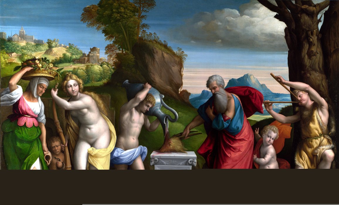 Wikioo.org - The Encyclopedia of Fine Arts - Painting, Artwork by Garofalo - A pagan sacrifice