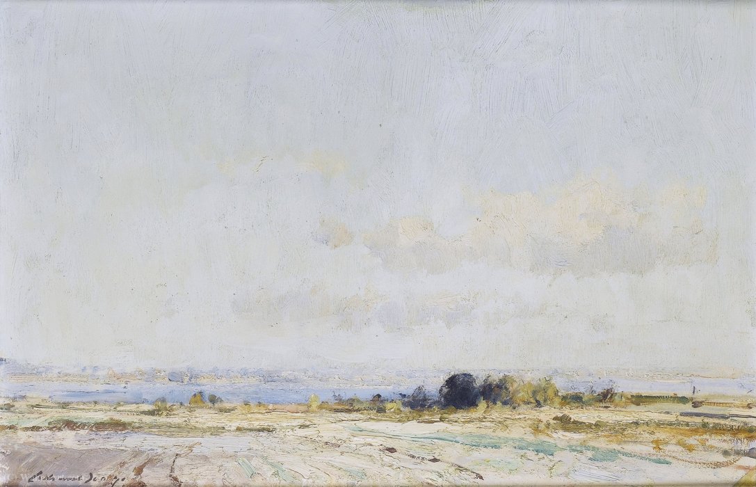 Wikioo.org - The Encyclopedia of Fine Arts - Painting, Artwork by Edward Seago - August landscape, essex