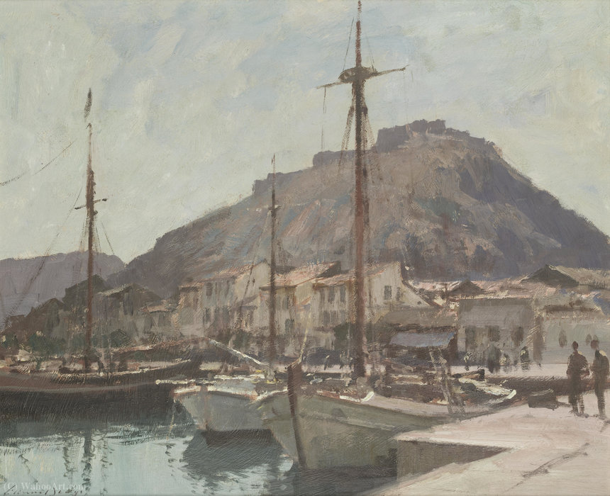 Wikioo.org - The Encyclopedia of Fine Arts - Painting, Artwork by Edward Seago - Naphlion, greece