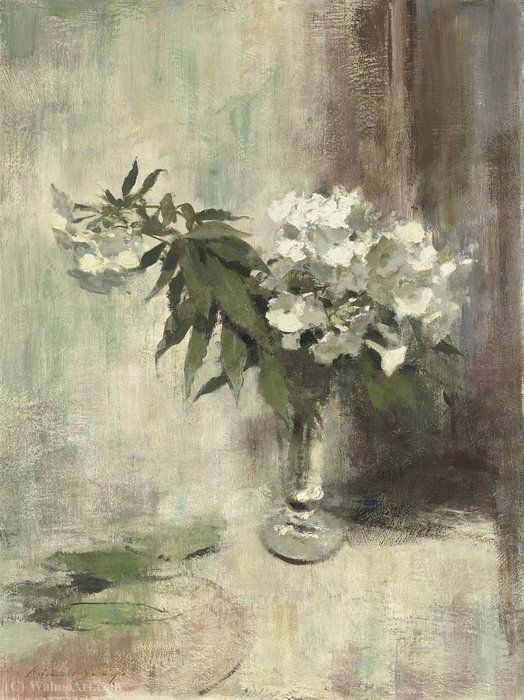 Wikioo.org - The Encyclopedia of Fine Arts - Painting, Artwork by Edward Seago - White phlox