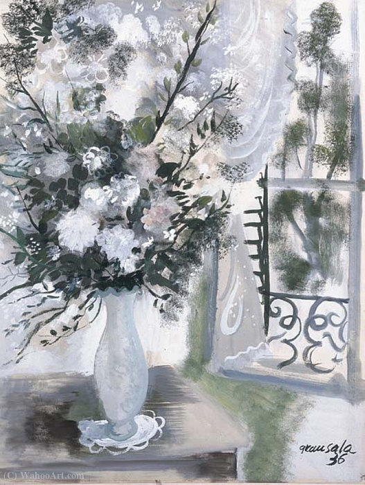 WikiOO.org - Encyclopedia of Fine Arts - Festés, Grafika Emilio Grau Sala - Flowers, (1936)