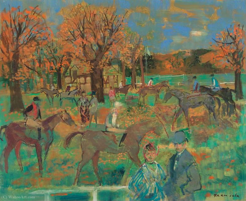 Wikioo.org - The Encyclopedia of Fine Arts - Painting, Artwork by Emilio Grau Sala - Traning in Autumn, (1968)