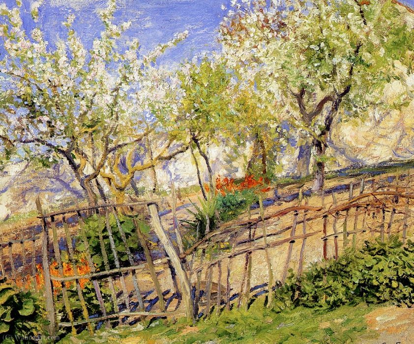 WikiOO.org - אנציקלופדיה לאמנויות יפות - ציור, יצירות אמנות Guy Rose - Blossoms and Wallflowers