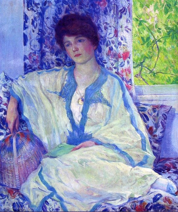 Wikioo.org - The Encyclopedia of Fine Arts - Painting, Artwork by Guy Rose - Early morning - summertime, (1920)