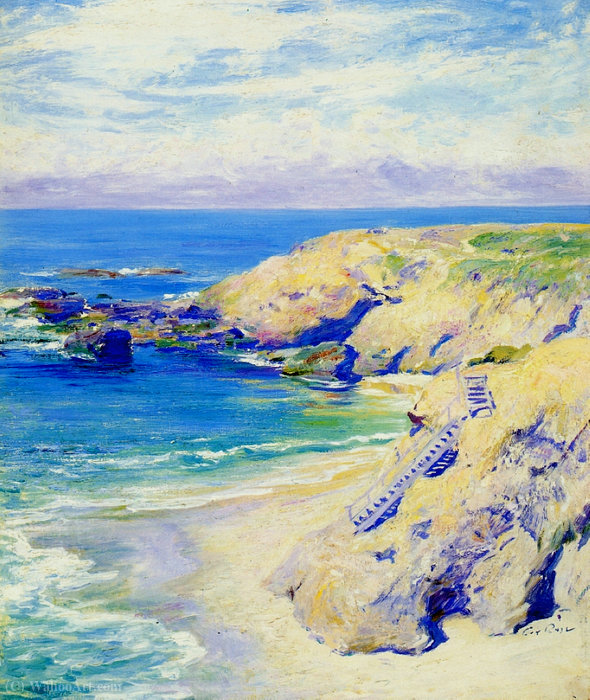 Wikioo.org - The Encyclopedia of Fine Arts - Painting, Artwork by Guy Rose - La jolla cove