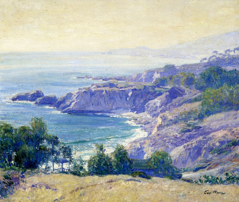 WikiOO.org - Encyclopedia of Fine Arts - Maleri, Artwork Guy Rose - Laguna coast