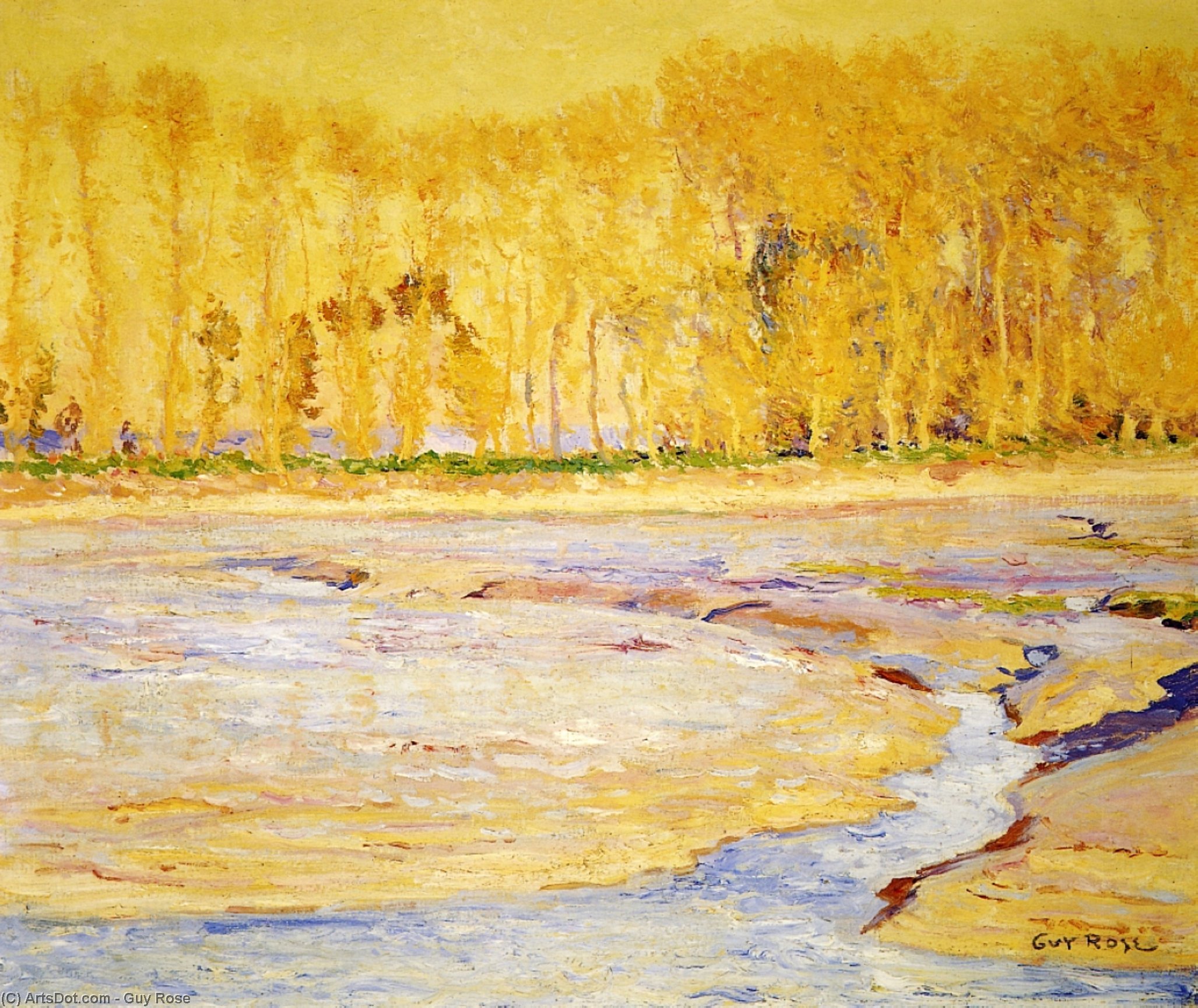 WikiOO.org - Енциклопедія образотворчого мистецтва - Живопис, Картини
 Guy Rose - Low tide honfleur