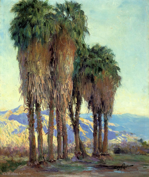 Wikioo.org - The Encyclopedia of Fine Arts - Painting, Artwork by Guy Rose - Palms