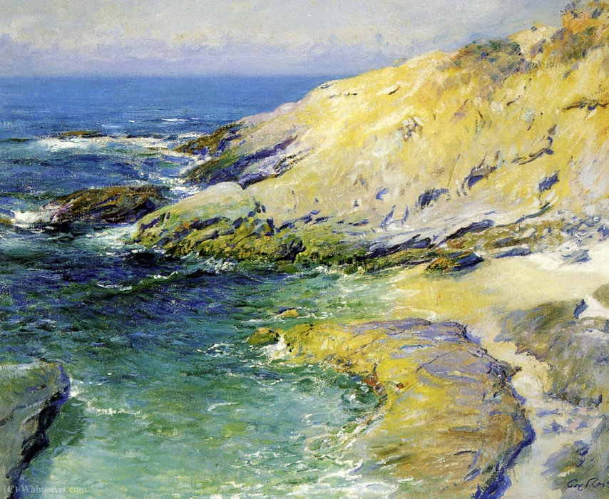 Wikioo.org - The Encyclopedia of Fine Arts - Painting, Artwork by Guy Rose - View of Wood's Cove