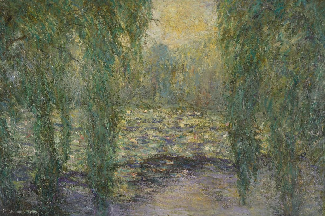 WikiOO.org - Güzel Sanatlar Ansiklopedisi - Resim, Resimler Blanche Hoschedé-Monet - Water lilies